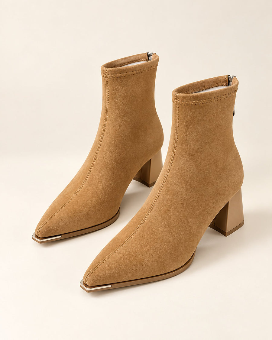 Aurelia støvlett – Camel