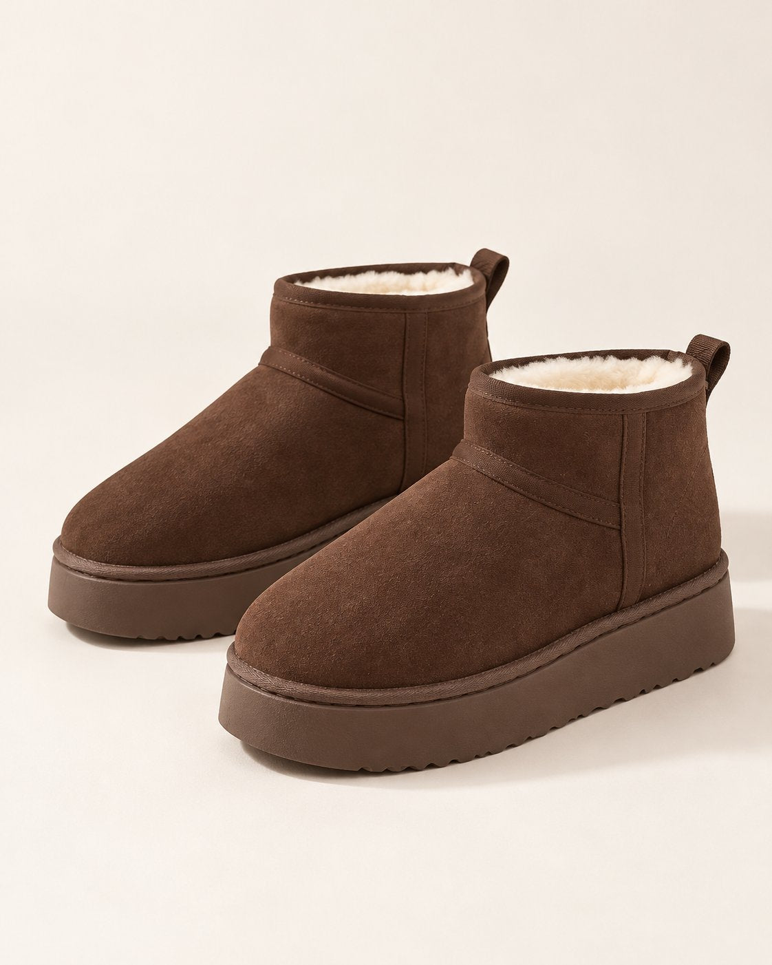 Sienna vinterboots i brun, studiobilde